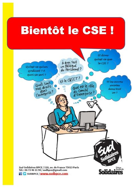 IT CE Élections du CSE 11 au 18 mars Sud Solidaires BPCE