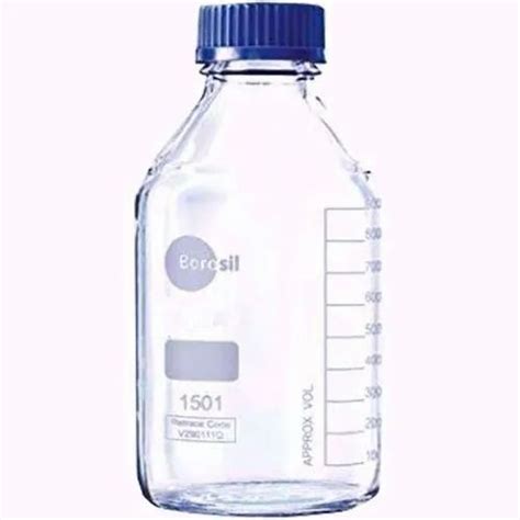 Borosil Transparent Bottle Reagent Screw Cap Ml Ml At Rs