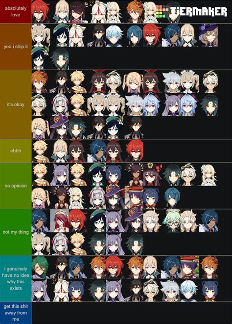 Many Genshin Impact Ships Tier List Community Rankings Tiermaker