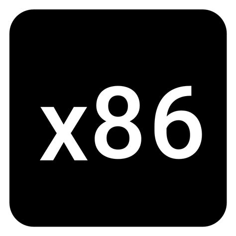 Download Assembly X86 X86 Icon Png Image With No Background