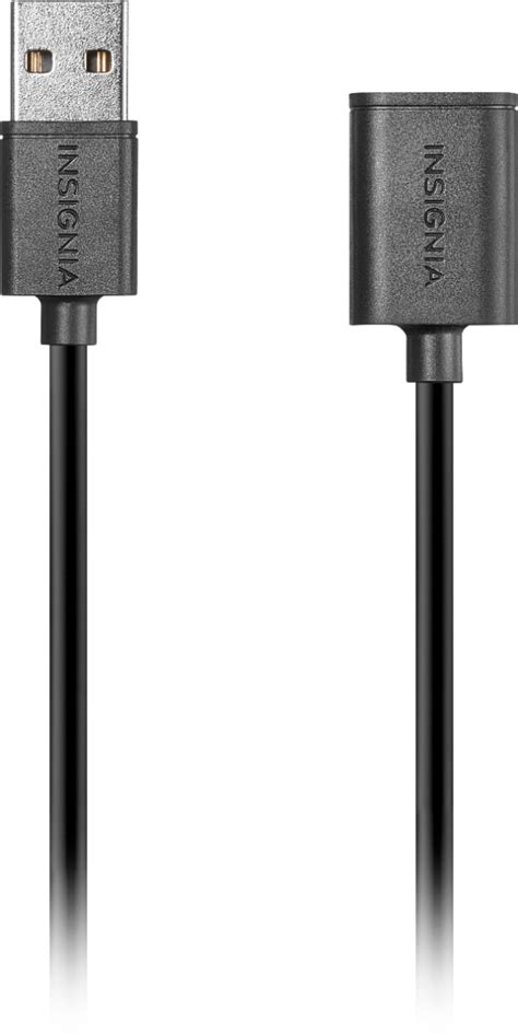 Best Buy Insignia™ 3 Usb A To Usb A Extension Cable Black Ns Hu035aa