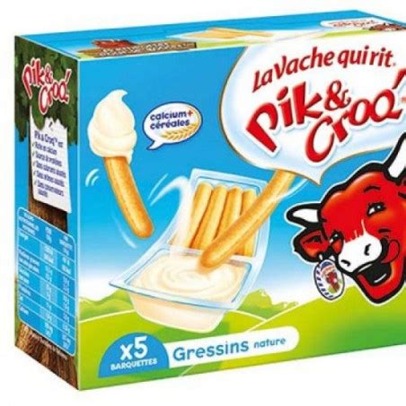 PIK ET CROQ BARQUETTES X5 175G LA VACHE QUI RIT