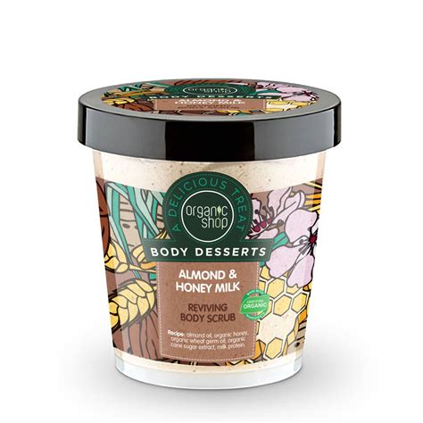 Organic Shop Body Desserts Mantelihunaja elvyttävä vartalokuorinta 450