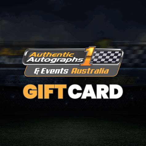 Authentic Autographs Gift Card - Authentic Autographs & Events Australia