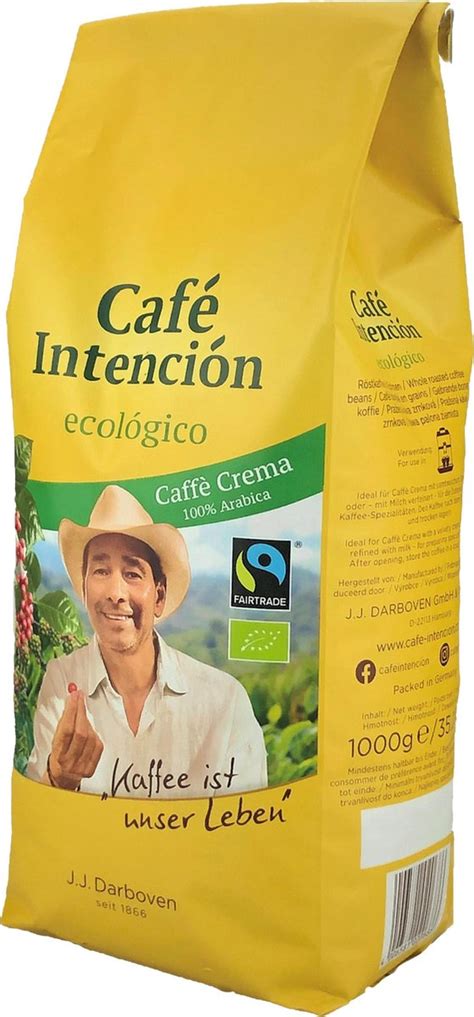 Café Intención Ecológico Caffé Crema koffiebonen 1 kg bol