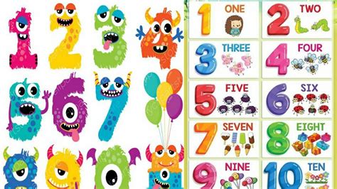 cartoon numbers    numbers    youtube