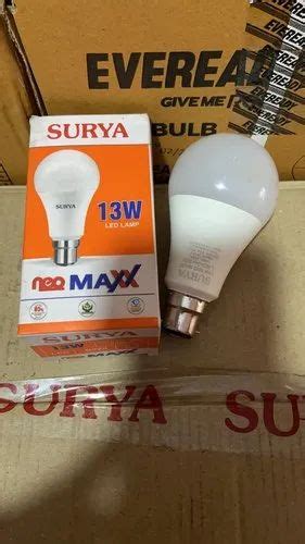 Ceramic 13W Surya Neo Maxx Led Bulb Cool Daylight 12W At Rs 155 Piece