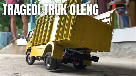 Rc Truk Canter Truk Oleng Muatan Berat Youtube