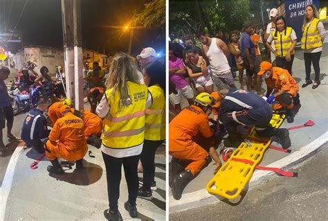 Motociclista Socorrido Ap S Colidir Poste Na Av Dona Constan A