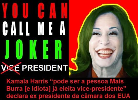 Kamala Harris pode ser a pessoa Mais Burra e Idiota já eleita vice