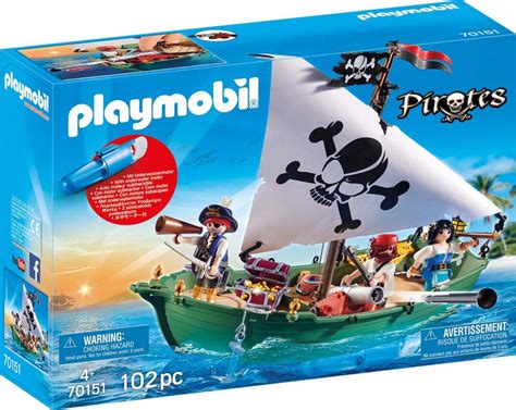 Playmobil Bateau Pirate Avec Moteur Sous Marin Juguetesland