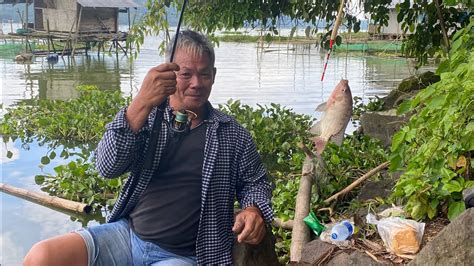 Mancing Ikan Mujair Pakai Lumut Di Danau Tondano Sulawesi Utara Youtube