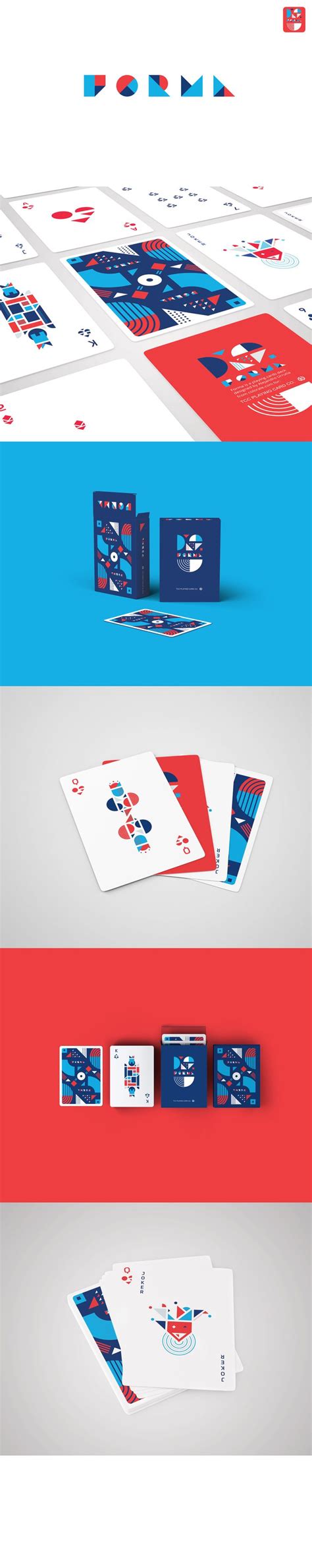 Three Different Types Of Business Cards With Red White And Blue