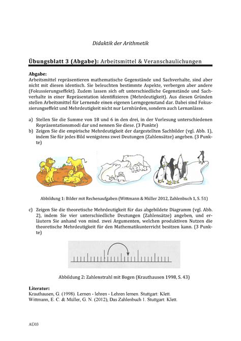 Haus Bung Sommersemester Fakult T F R Mathematik Didaktik