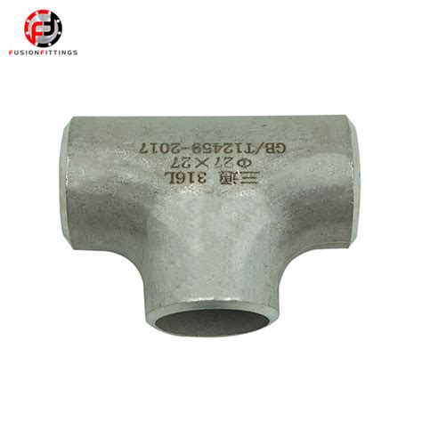 Carbon Steel ASME B16 9 Pipe Fitting Seamless Black Painting Tee Sch40