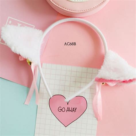 Jual Bando Telinga Kucing Nekomini Bando Cosplay Kucing Lace Aksesoris Lingerie Sexy Ac B