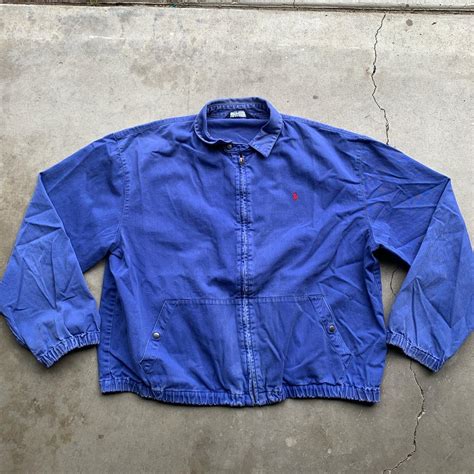 Polo Ralph Lauren Mens Blue Jacket Depop