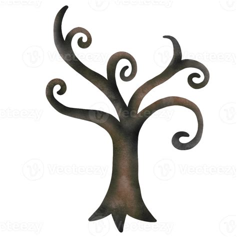 Silhouettes Of Black Branch Branches Or Naked Trees Illustrations That Are Solitary Png