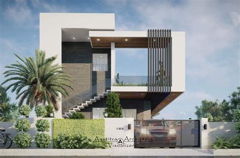 Simply Inspiring Contemporary Elevation For Your Next Home