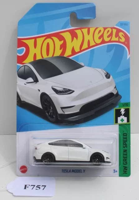 Hot Wheels Green Speed Tesla Model Y White B Case Fnqhotwheels F Picclick Au