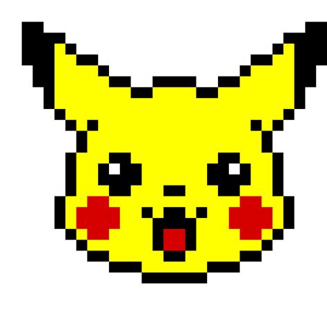 Pixilart - 8 bit pikachu by slix