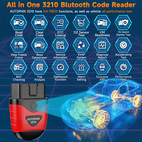 Autophix Bluetooth Obd Scanner Enhanced Wireless Car Code Readers