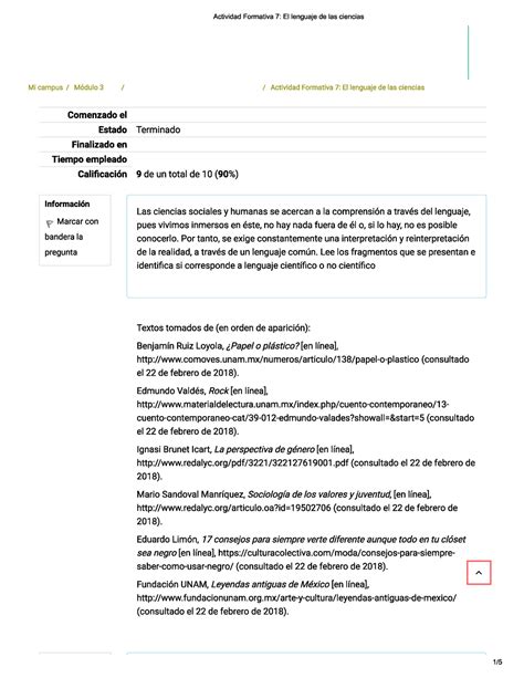 Actividad Formativa 7 El Lenguaje De Las Ciencias R Modulo