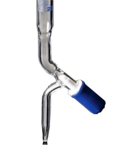 Burette With Straight Bore Rotaflow Screw Thread Stopcock Ptfe Keys