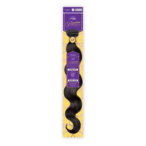 Amazon Outre Human Hair Blend Weave Premium Purple Pack Brazilian