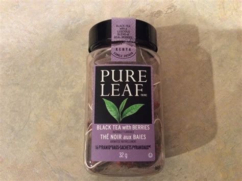 Pure Leaf Black Tea With Berries Pyramid Bags Reviews In Tea Chickadvisor