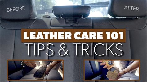 Leather Seat Care 101 Easy Leather Care Tips And Tricks Youtube