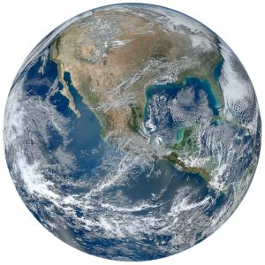 Satellite Image of Earth - Blue Marble (NASA) - GIS Geography