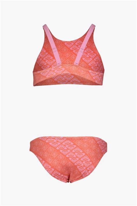 Roxy Heart N Soul Crop Mädchen Bikini in coral kaufen ochsnersport ch