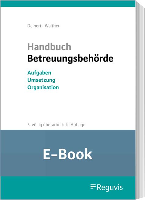 Handbuch Betreuungsbehörde E Book E Book Reguvis