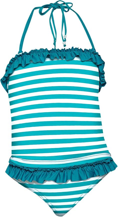 Lorin Lorin Sussigkeit Gestreift Tankini Bikini Und Slips Neckholder