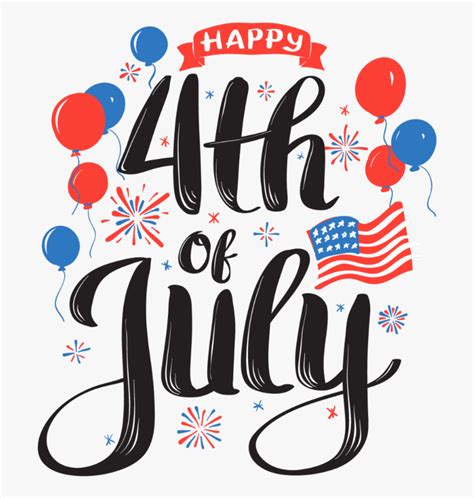 4th Of July Rustic Happy 4th Of July Free Transparent Clipart