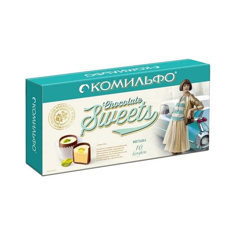 Конфеты шоколадные «Комильфо» фисташка 116 г арт. 19946 - купить в ...