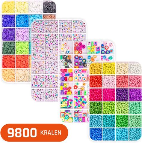 Kralen Set Xxl Sieraden Maken Letterkralen Polymeer Kralen