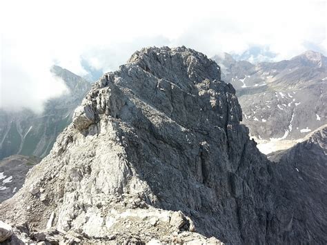 R Ckblick Zum Vorgipfel Fotos Hikr Org