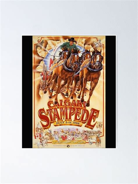 "calgary stampede " Poster for Sale by RepresentCloths | Redbubble