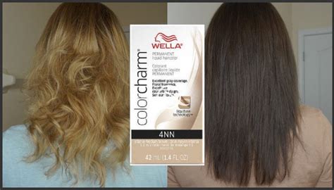 Blonde To Brown Using Wella 4nn