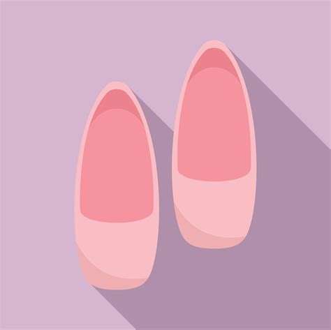 Ballerina shoes icon flat vector. Ballet dance girl 14685156 Vector Art ...