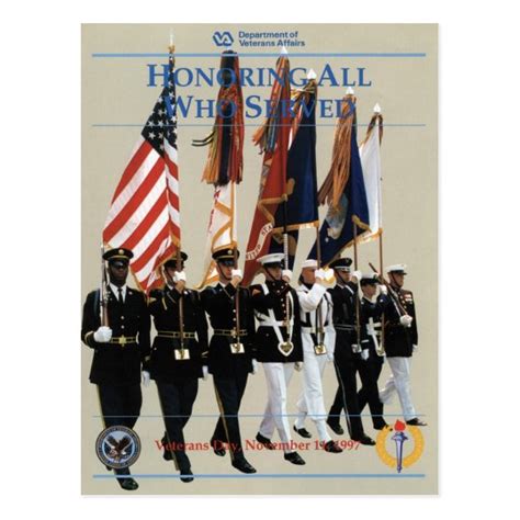 Vintage Veterans Day 1997 Postcard