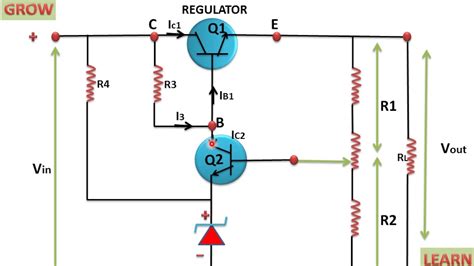 Voltage Regulator Using Op And Transistor