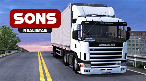 Ronco Direto Para Scania Sons Realistas WTDS Skins Games Truck