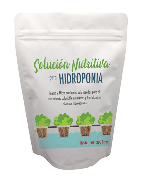 Soluci N Nutritiva Para Hidropon A L Para Autocultivo The Green