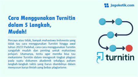 Cara Menggunakan Turnitin Dalam Langkah Mudah