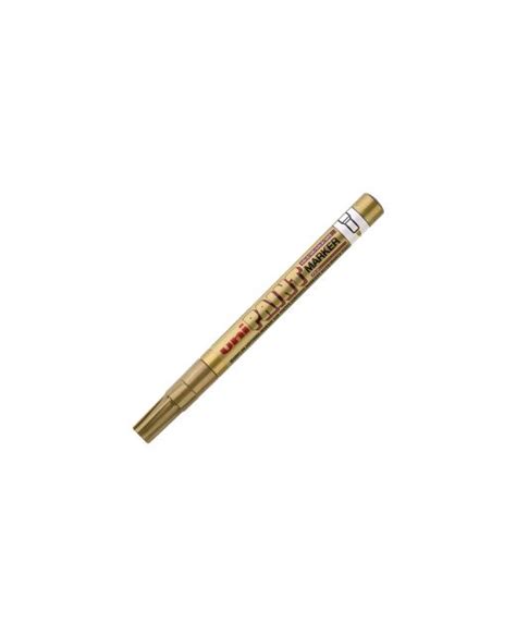 Uni Paint Marker 1 2mm Bullet Tip Gold Px 21 Stationery Writing Onehunga Books And Stationery