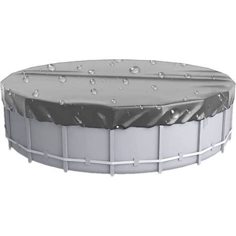 Couverture De Piscine Ronde B Che Solaire R Sistante Aux Uv B Che De