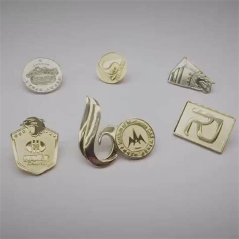 Customized Antique Copper Metal Embossed Badges With Safety Pins Buy